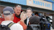 Derek at Marco's cafe in Barry