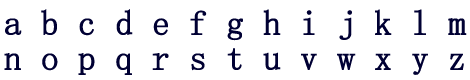 click on the letter to get the listings for that letter