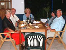 visitors on the terrace