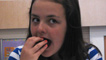 Tasting the carrot cake
