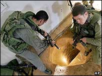 Palestinos têm feito contrabando de armas para Gaza