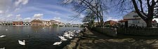 A look along the Thames by Windsor riverside