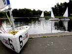 sailing in the city