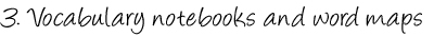 Vocabulary note