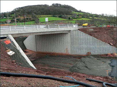 Rotherwas Road construction