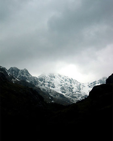 Snowy mountain