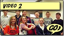 Group photo of young people in video 2