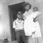 The firm bond that began during the war has continued through the years. Here, in 1950 Patricia returns to visit, for the christening of Pamela Cole, Micheal's baby sister. Michael pictured age 7 The firm bond that began during the war has continued through the years. Here, in 1950 Patricia returns to visit, for the christening of Pamela Cole, Micheal's baby sister. Michael pictured age 7