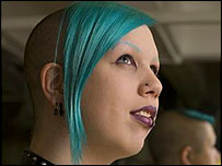 Blue hair