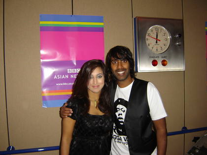 Nihal with Shabs from Big Brother
