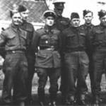After arriving in France the men of the BEF made friends with the French Army. Dad is on the left of the picture. After arriving in France the men of the BEF made friends with the French Army. Dad is on the left of the picture.
