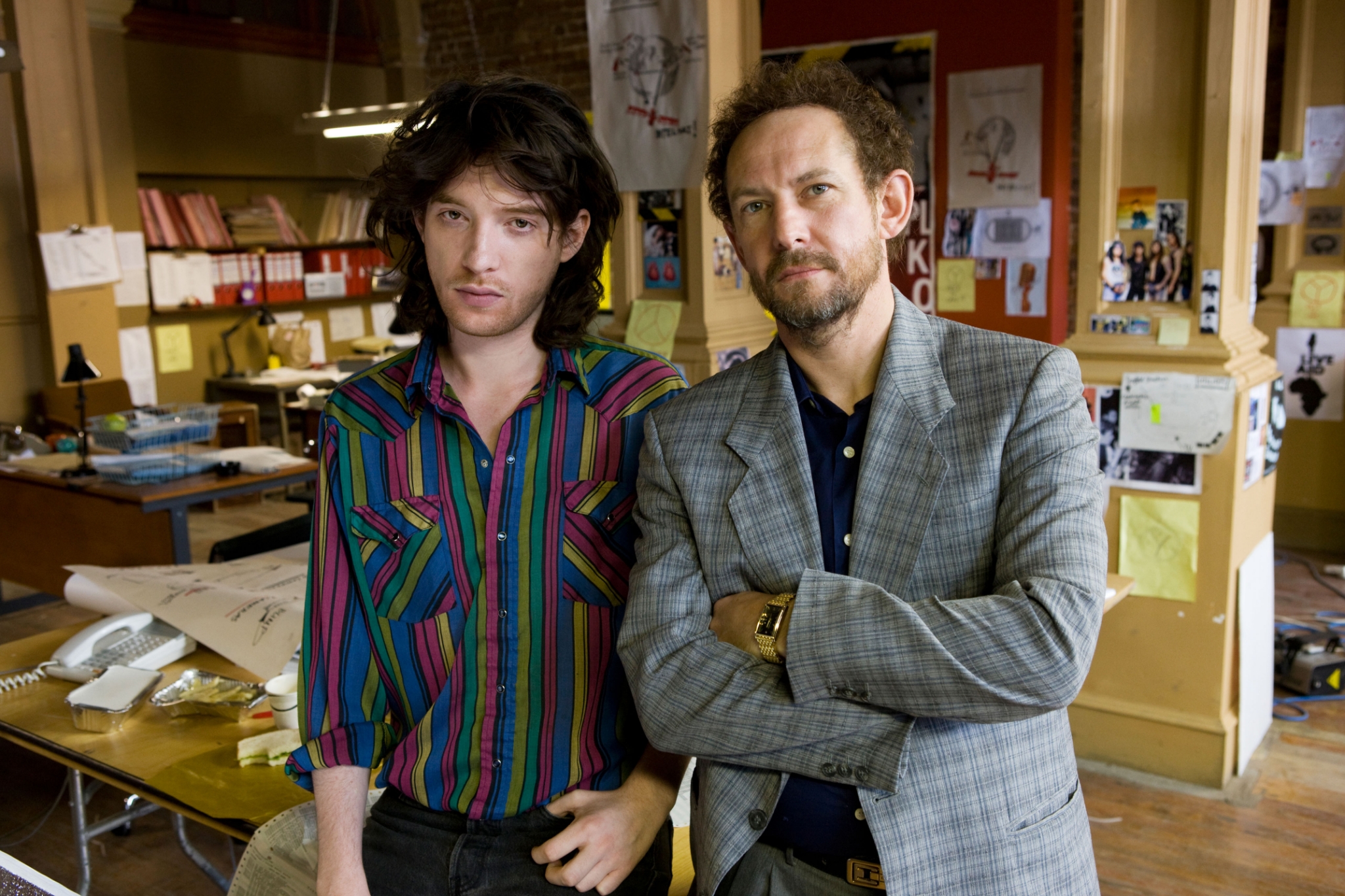 Publicity still of When Harvey Met Bob BBC 2 drama