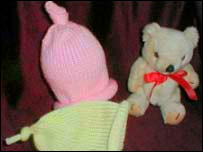 Hat with Topknot