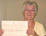 Josie Daniels and the birth certificate showing her mother's name as Florence Ivy Lyons