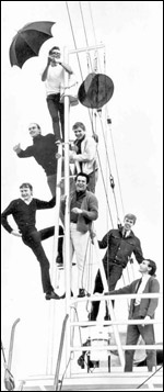 Radio270 DJs onboard the ship