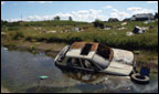 Abandoned car