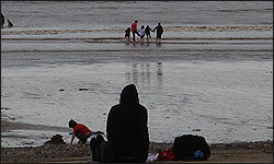 Kids trip to beach