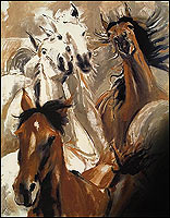 Horses (c) Ronnie Wood