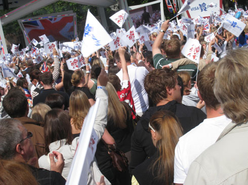 The crowds