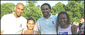 Racers with their partners