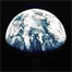 Planet Earth seen from the Moon