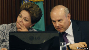 Dilma Rousseff e Guido Mantega | Crédito da foto: Reuters