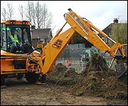 JCB from Barhale
