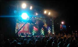 Stage and lights