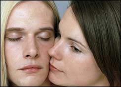 A man and a woman
