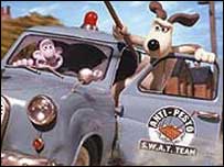 Scene from Curse Were-Rabbit - copyright Aardman