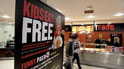 Advertisement for kids in motor service takeaway