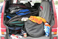 van packed!