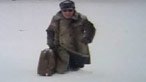 Stuart Burrows in the snow