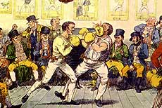 A sparring bout