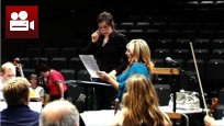 Sue Perkins in rehearsal