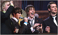 McFly picking up their award