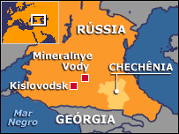 Mapa da Rússia 