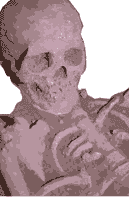 Human remains of a Black Death victim