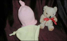 Hat with Topknot