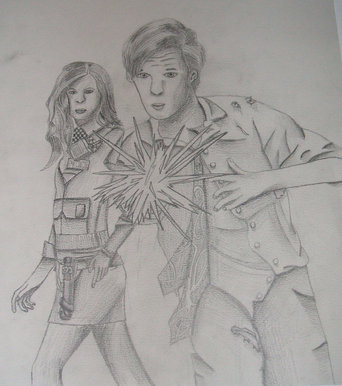 The Raggedy Doctor and Amy Pond