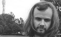 John Peel in front of the BT Tower, London