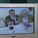 Archie and Liz on the wedding video