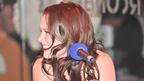 Lauren Pritchard performs for Simon Mayo