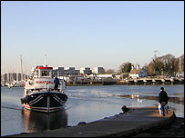 The Cremyll Ferry in Stonehouse