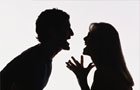 Couple arguing