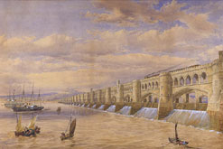 The first Severn Barrage proposal in 1849 ...