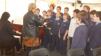 Ymarfer yng Nghaffi Mr Urdd