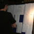 Colin scans the seating list - 