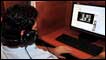 Men in an internet cafe