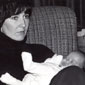 Maggie with tiny baby Claire